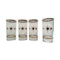 Load image into Gallery viewer, Fred Press Signed Atomic Gold Star Glasses (Set of 4)
