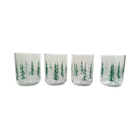 Load image into Gallery viewer, Libbey Vintage Frosted Trees Double Old Fashion Glasses (Set of 4)

