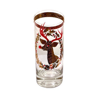 Load image into Gallery viewer, Culver Signed Mid-Century Rudolph The Red Nose Reindeer Highball Glass (Single)
