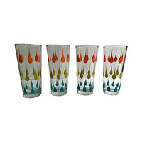 Load image into Gallery viewer, MCM Mid-Century Atomic Tear Drop Collins Glasses (Set of 4)
