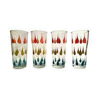 Load image into Gallery viewer, MCM Mid-Century Atomic Tear Drop Collins Glasses (Set of 4)
