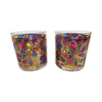 Load image into Gallery viewer, Georges Briard Signed Mid-Century Flower Power Glasses (Set of 2)
