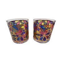 Load image into Gallery viewer, Georges Briard Signed Mid-Century Flower Power Glasses (Set of 2)
