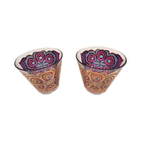 Load image into Gallery viewer, Georges Briard Signed Mid-Century Peacock Glasses (Set of 2)
