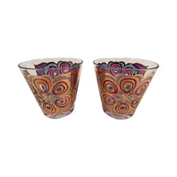 Load image into Gallery viewer, Georges Briard Signed Mid-Century Peacock Glasses (Set of 2)
