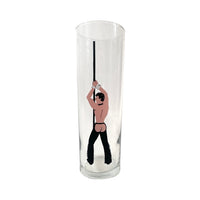 Load image into Gallery viewer, Libbey Glass Mid-Century Male Stripper Tall Collins Glass (Single)
