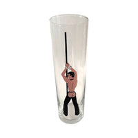 Load image into Gallery viewer, Libbey Glass Mid-Century Male Stripper Tall Collins Glass (Single)
