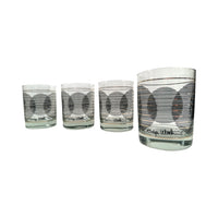 Load image into Gallery viewer, Edgar Watkins Signed Mid-Century Eclipse Double Old Fashion Glasses (Set of 4)
