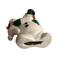 Load image into Gallery viewer, Ceramic Papa Snowman with Baby Figure
