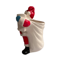 Load image into Gallery viewer, Relpco Vintage Santa with Gift Planter
