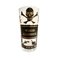 Load image into Gallery viewer, Georges Briard Mid-Century Name Your Poison Wood Alcohol Glass
