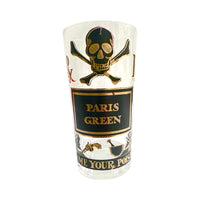Load image into Gallery viewer, Georges Briard Mid-Century Name Your Poison Paris Green Glass
