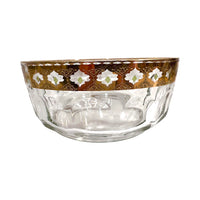 Load image into Gallery viewer, Culver Mid-Century Valencia Green 22-Karat Gold 5-Piece Salad Set
