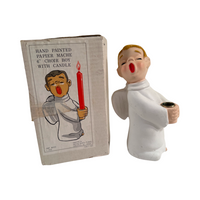 Load image into Gallery viewer, Sterling Novelty Angel Choir Boy Candle Holder
