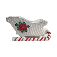 Load image into Gallery viewer, Napco Vintage Candy Cane Sled Planter
