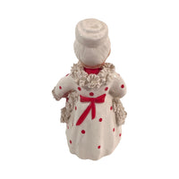 Load image into Gallery viewer, Napco Spaghetti Trimmed Mrs. Claus Planter
