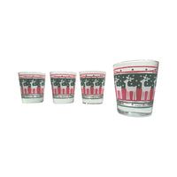 Load image into Gallery viewer, Libbey Reindeer Double Old Fashion Glasses (Set of 4)
