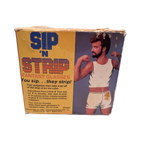 Load image into Gallery viewer, Vintage 1983 Sip and Strip Fantasy Glasses (Set of 4)
