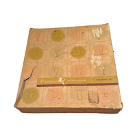 Load image into Gallery viewer, Federal Glass Inca Atomic Turquoise and 22-Karat Gold Starburst Collins Glasses (Set of 8)
