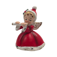 Load image into Gallery viewer, Napco Vintage Angel Playing Flute Figure
