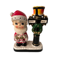 Load image into Gallery viewer, Vintage Blume Boy with Candy Canes Candle Holder
