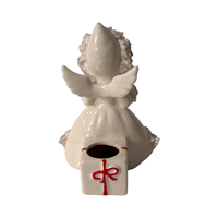 Load image into Gallery viewer, Holt Howard 1958 Spaghetti Trimmed Angel Candle Holder

