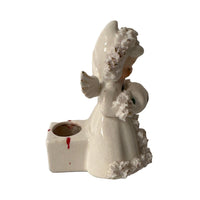 Load image into Gallery viewer, Holt Howard 1958 Spaghetti Trimmed Angel Candle Holder
