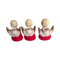 Load image into Gallery viewer, Vintage Trio of Angels Candle Holders (Set of 3)
