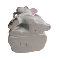 Load image into Gallery viewer, Napco White Deer with Pink Flowers Planter
