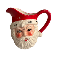 Load image into Gallery viewer, Vintage 1961 Relpo Santa Face Pitcher
