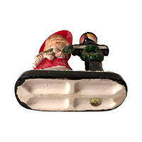 Load image into Gallery viewer, Vintage Blume Girl with Candy Canes Candle Holder
