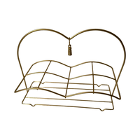 Load image into Gallery viewer, Fred Press Signed Mid-Century Black Gold Tassel Curtain Call Glasses (Set of 8 with Carrier)
