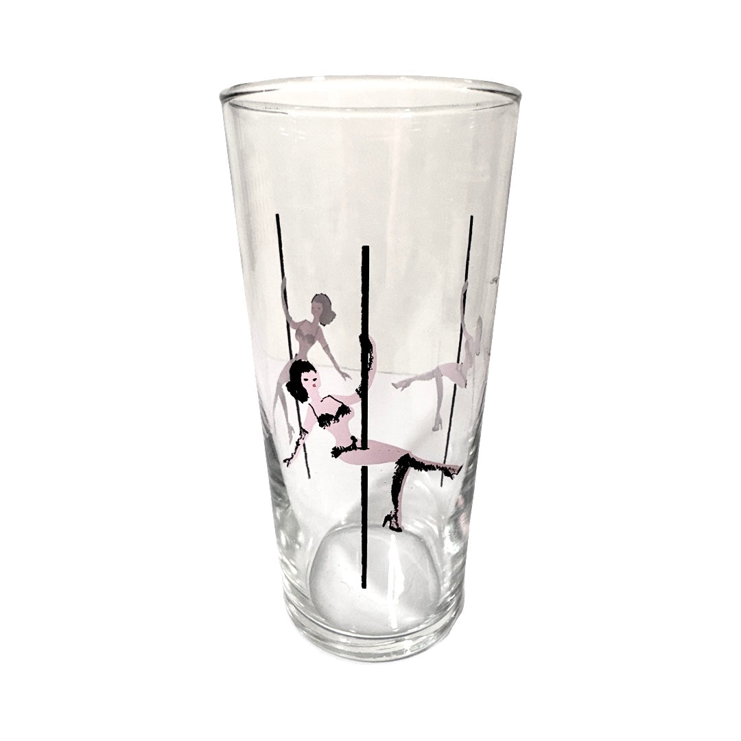 Libbey Glass Mid-Century Tiny Dancer Tall Collins Glass