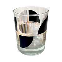 Load image into Gallery viewer, Georges Briard Signed Geometric Starburst Double Old Fashion Glasses (Set of 4)
