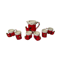 Load image into Gallery viewer, Napco Tom and Jerry Santa and Elf Boot 7-Piece Set
