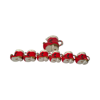 Load image into Gallery viewer, Napco Tom and Jerry Santa and Elf Boot 7-Piece Set
