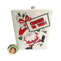 Load image into Gallery viewer, Vintage Old Bardstown Santa Cheers to You Bourbon Decanter
