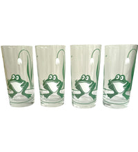 Load image into Gallery viewer, West Virginia Glass Company Mid-Century Frog Glasses (Set of 8)
