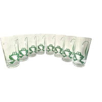 Load image into Gallery viewer, West Virginia Glass Company Mid-Century Frog Glasses (Set of 8)
