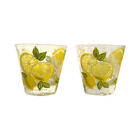 Load image into Gallery viewer, Culver Signed Mid-Century Lemon Old Fashion Glasses (Set of 2)
