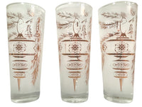 Load image into Gallery viewer, Mid-Century Joyous Noel Tall Collins Glasses (Set of 6)
