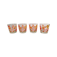 Load image into Gallery viewer, Libbey Retro Butterfly and Flower Cocktail Glasses (Set of 4)
