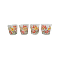 Load image into Gallery viewer, Libbey Retro Butterfly and Flower Cocktail Glasses (Set of 4)
