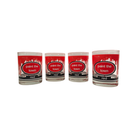Load image into Gallery viewer, Retro Paint the Town Red Double Old Fashion Cocktail Glasses (Set of 4)
