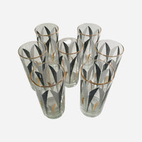 Load image into Gallery viewer, Libbey Vintage Art Deco Cocktail Glasses (Set of 7)
