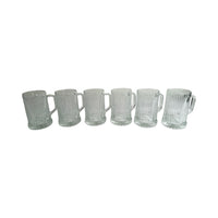 Load image into Gallery viewer, Vintage Ribbed Beer Mugs (Set of 6)
