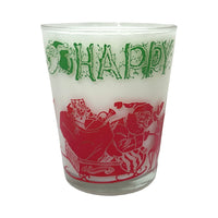 Load image into Gallery viewer, Vintage Happy Holidays Double Old Fashion Glass (Single)
