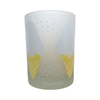Load image into Gallery viewer, Georges Briard Signed Mid-Century Frosted Ice Cream Cone Double Old Fashion Glass (Single Glass)
