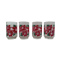Load image into Gallery viewer, Libbey Vintage Poinsettia Glasses (Set of 4)
