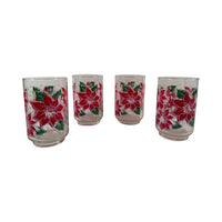 Load image into Gallery viewer, Libbey Vintage Poinsettia Glasses (Set of 4)
